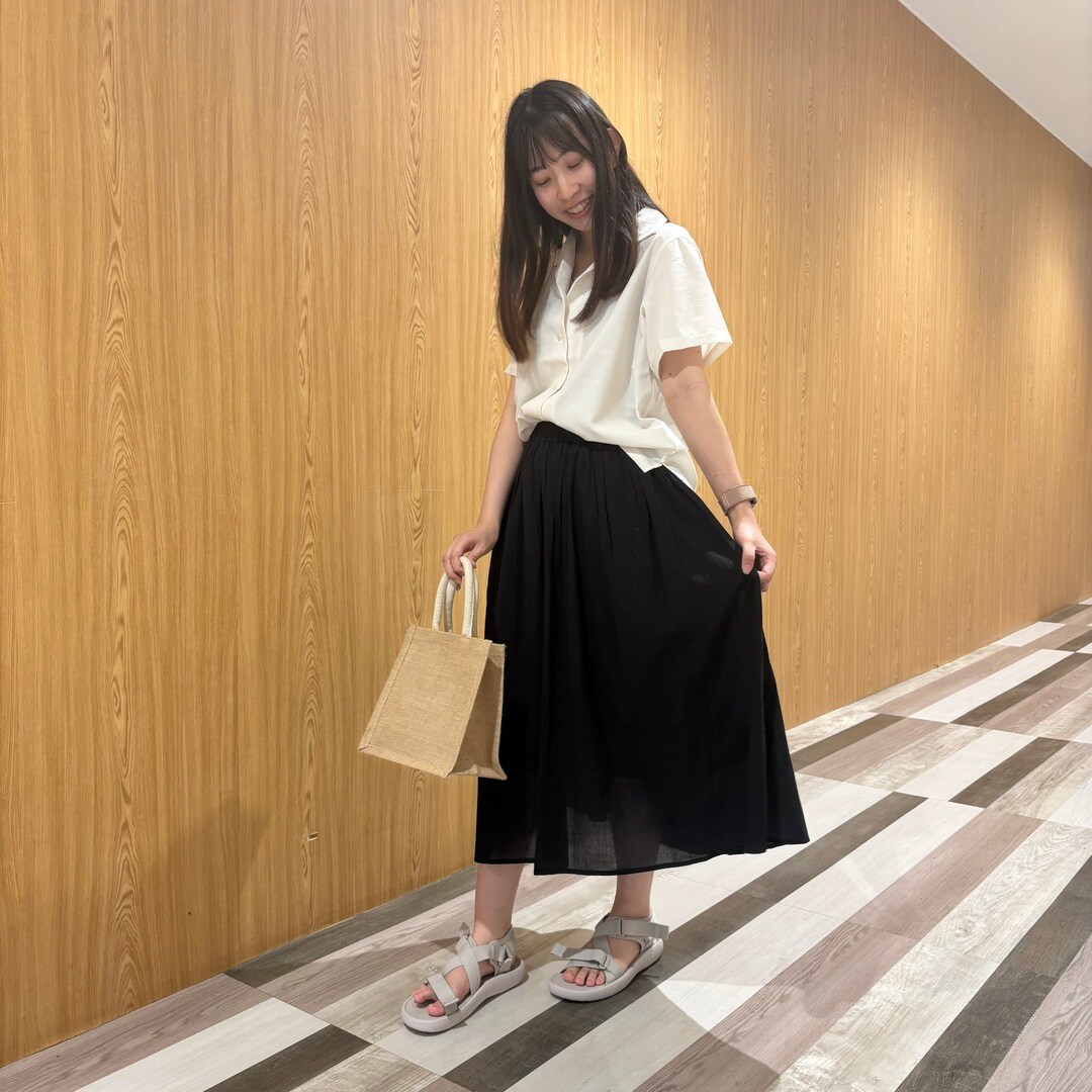 オープンカラー半袖シャツ