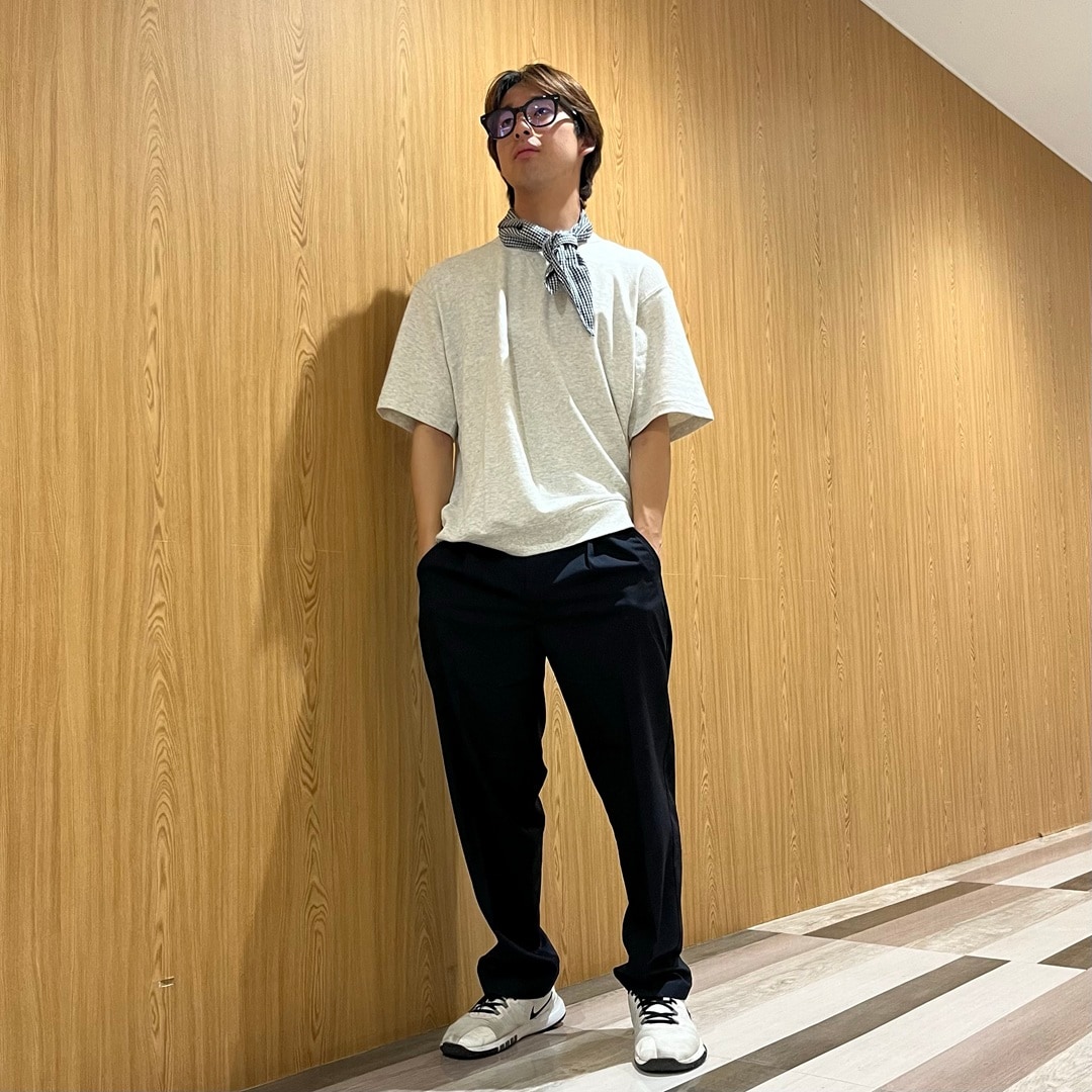  ライトスウェットクルーネック半袖Tシャツ
