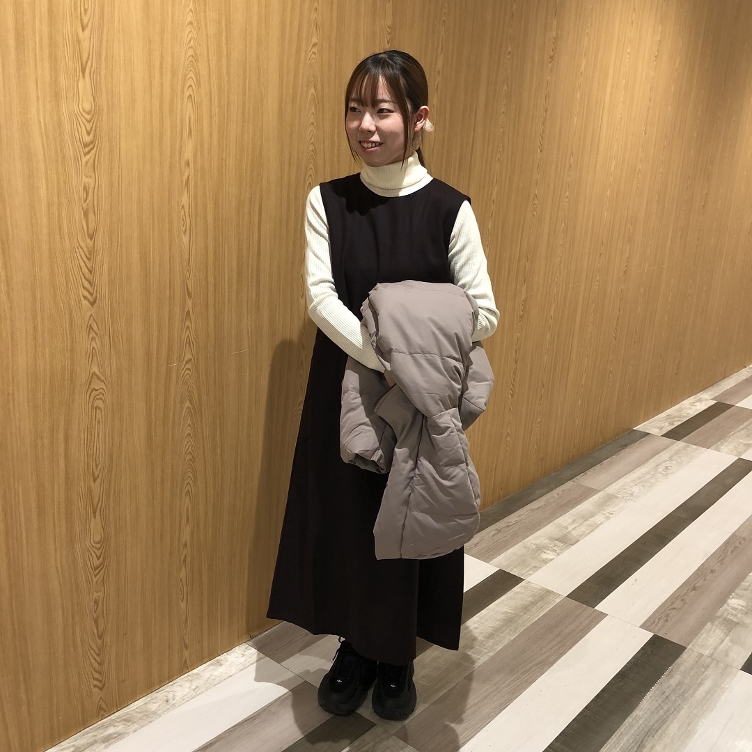 リブタートルネックセーター