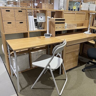【イトーヨーカドー船橋】スチールパイプデスク組合せの紹介