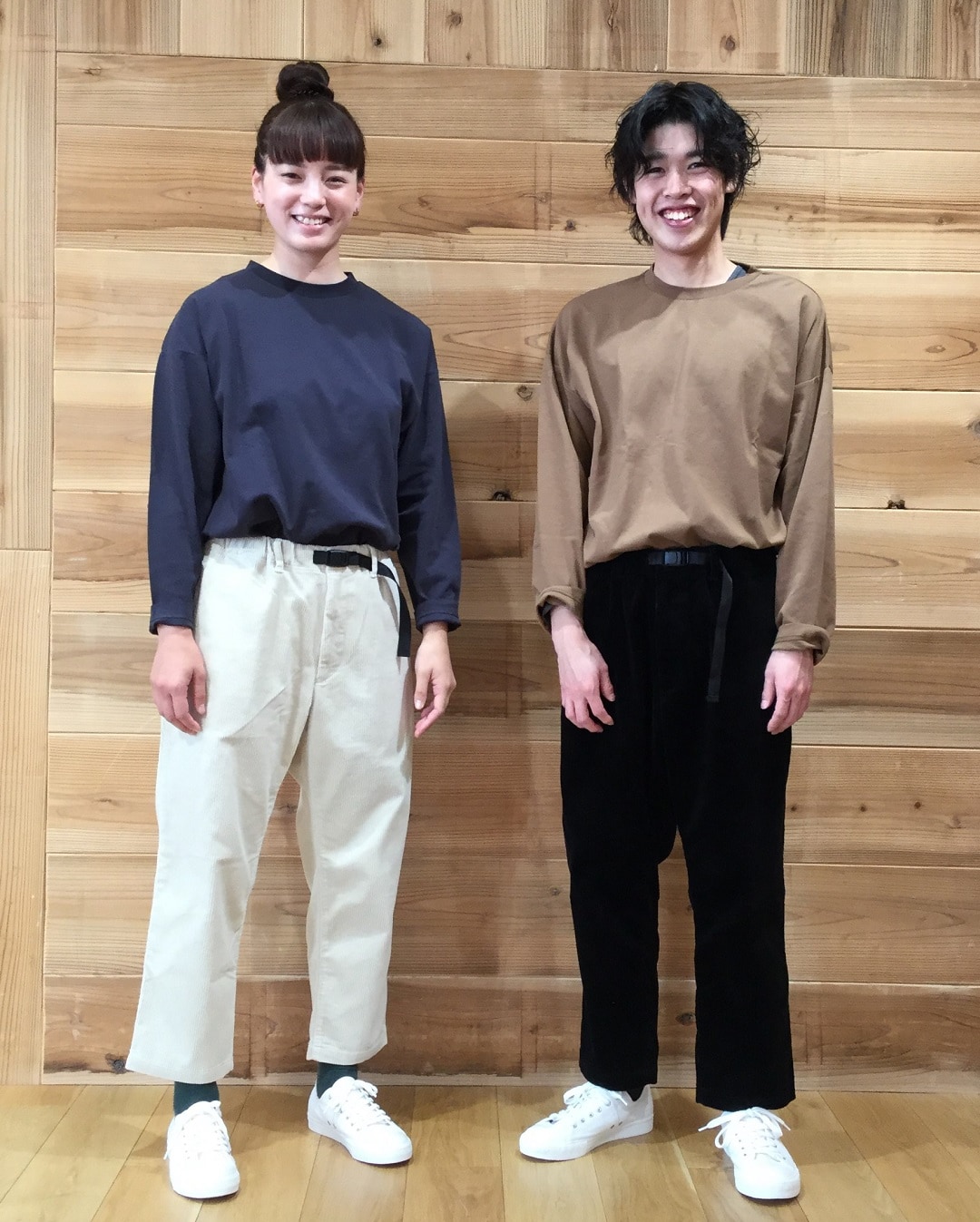 MUJI LABO コーデュロイ イージーワイドパンツ Lサイズ - スラックス