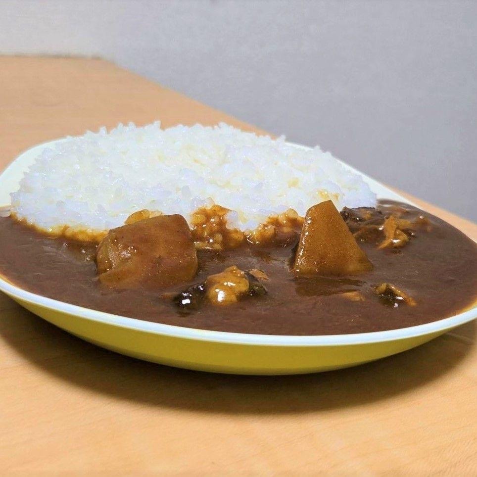 カレー盛り付け写真
