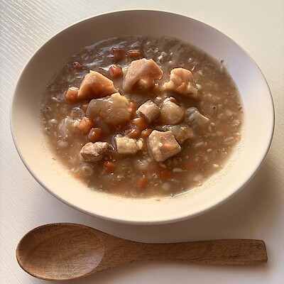 【無印良品500エスカ】新商品養生スープ　かぶと豚肉のとろみスープのご紹介