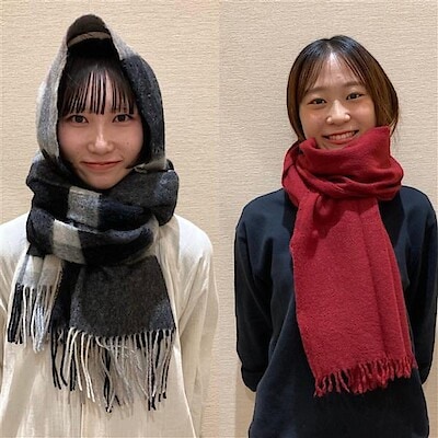 【イオンモール津南】 真似したいマフラーの巻き方