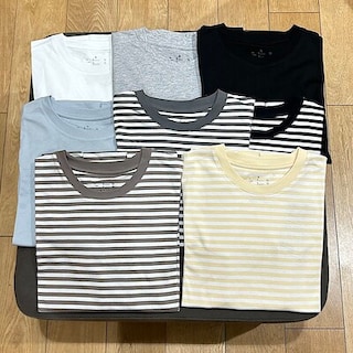 【小田急町田】定番の一着　天竺編みクルーネック長袖Tシャツ