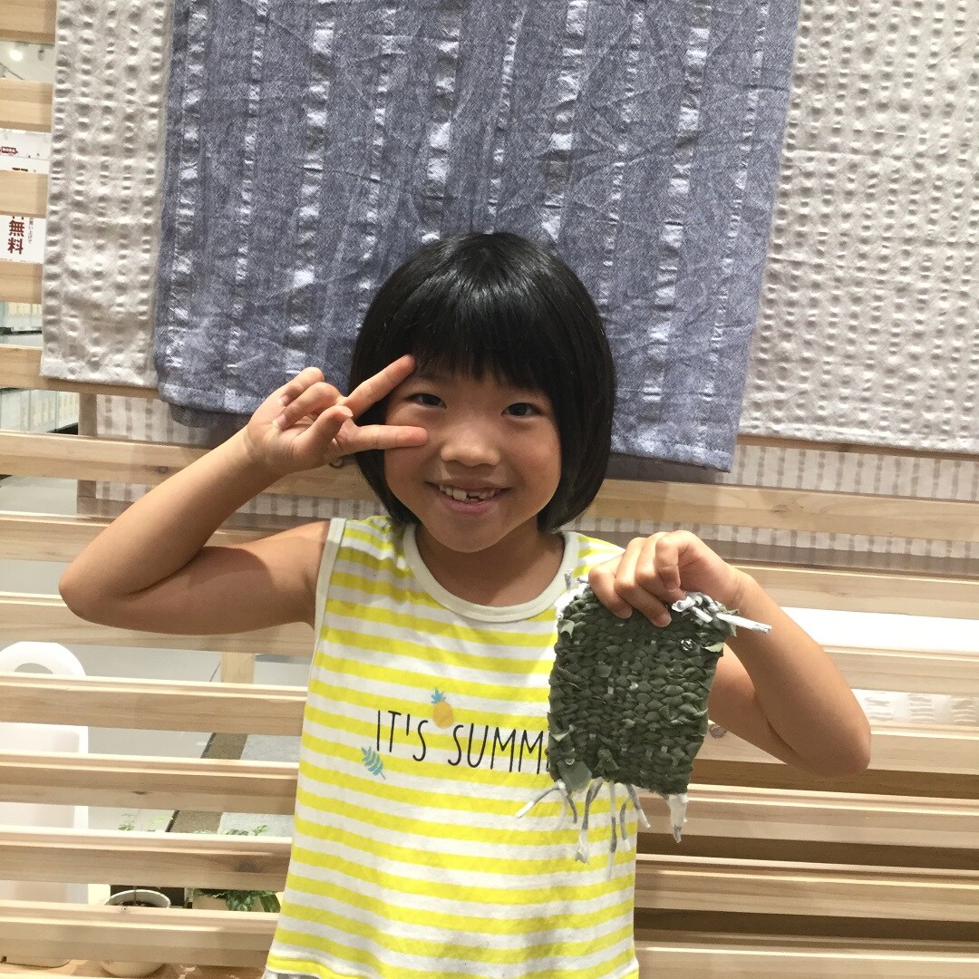 キービジュアル画像：古着でつくる『ダンボール織りコースター』｜イベントレポート