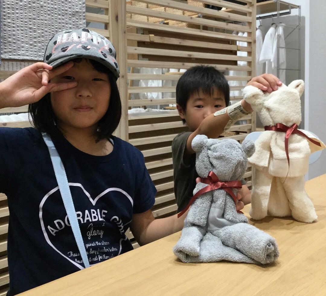 イオンモール福岡伊都 タオルでつくるくまのぬいぐるみ イベントレポート 無印良品 イオンモール福岡伊都 タオルでつくるくまのぬいぐるみ イベントレポート 無印良品