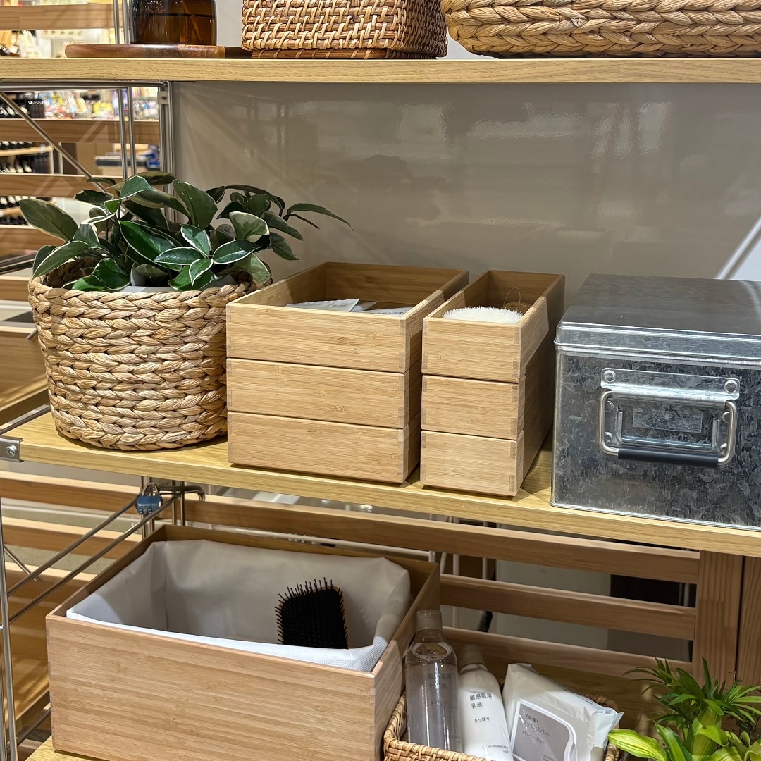 【イトーヨーカドー武蔵小金井】　散らかりがちな小物を、竹で整える