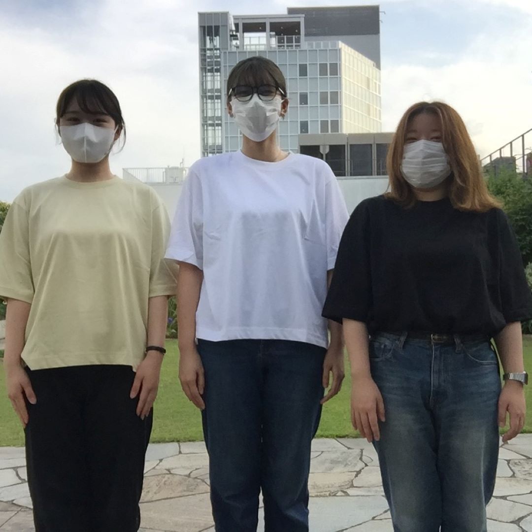 【ラスカ小田原】涼感UVカットワイド半袖Tシャツ　スタッフ比較