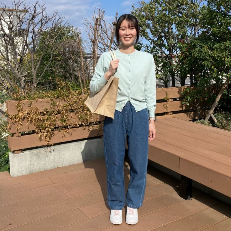 強撚カーディガン