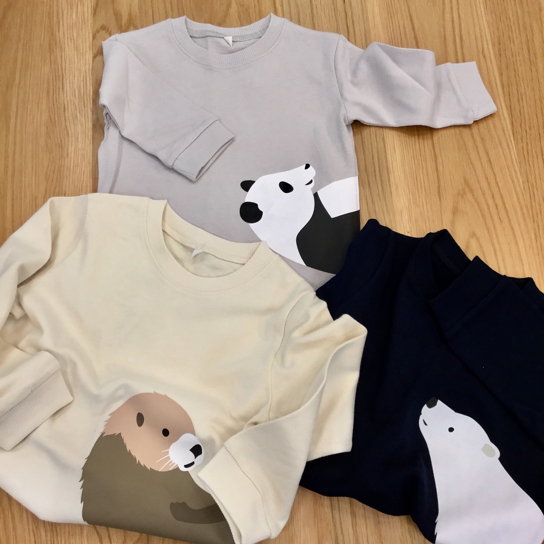 キービジュアル画像：甘撚り天竺編み　プリント長袖Ｔシャツ｜新商品