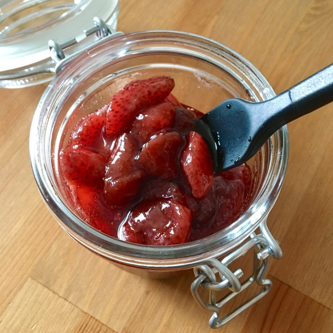 キービジュアル画像：今年のイチゴも食べ納め。『ソーダガラス密封ビン』でジャム作り