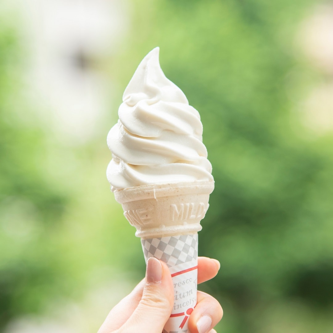 小布施牧場のジャージー牛乳ソフトクリーム｜Cafe&Meal MUJI
