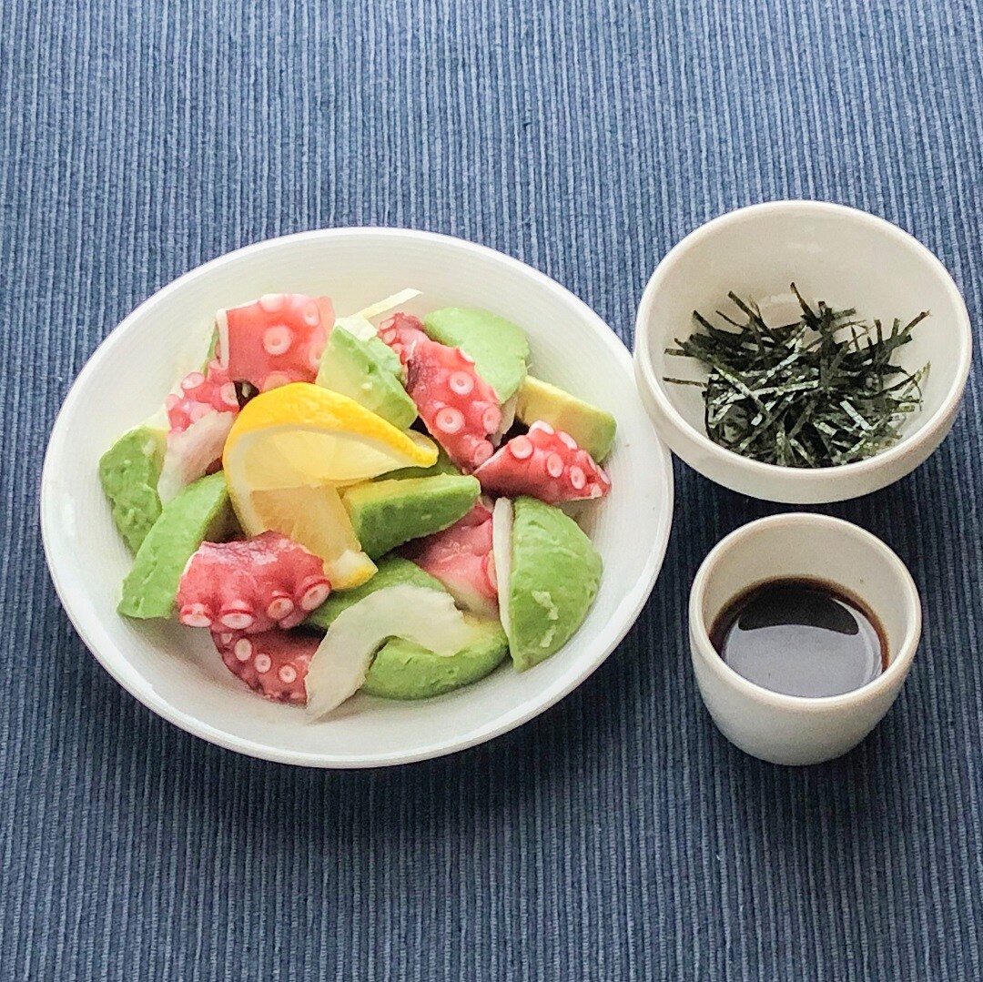 【京都山科】アボカドとたこのレモン醤油｜季節野菜のレシピ