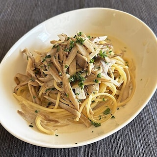 【京都山科】ごぼうとまいたけのクリームパスタ｜季節野菜のレシピ