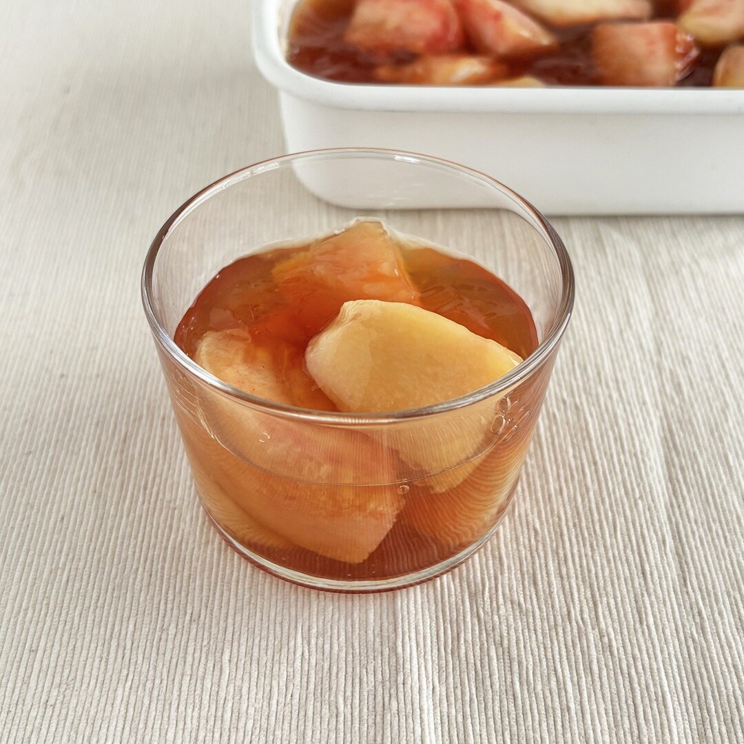 【京都山科】桃とアールグレイのゼリー｜季節野菜のレシピ