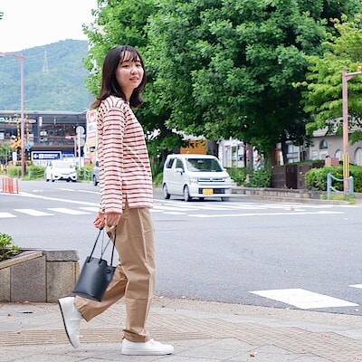 【京都山科】毎日にちょうど良いパンツ｜スタッフコーディネート