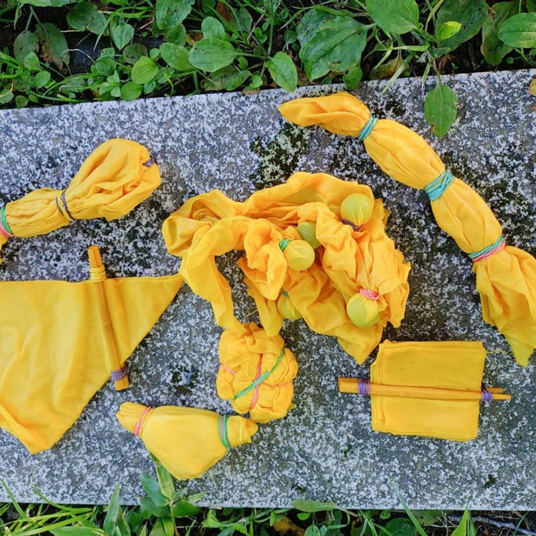 【京都山科】玉ねぎ染めをたのしもう withにこにこのもり｜イベントのお知らせ
