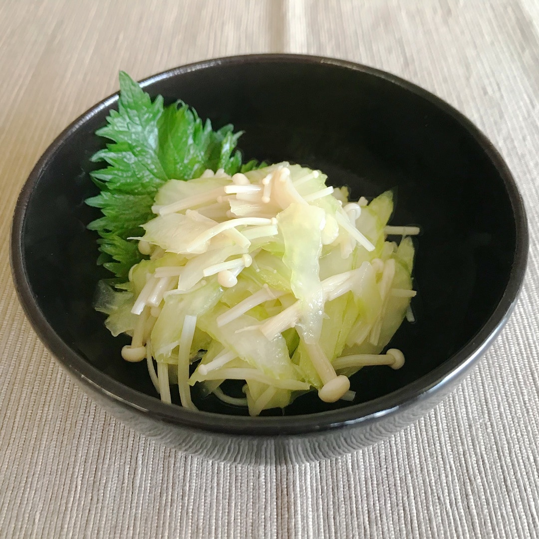 【京都山科】セロリの梅ゆずこしょうあえ｜季節野菜のレシピ