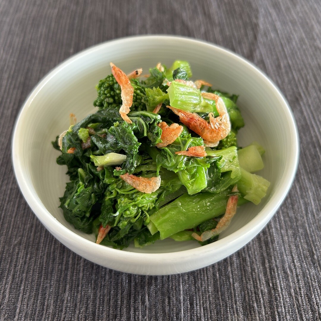 【京都山科】菜の花の塩糀ナムル｜季節野菜のレシピ