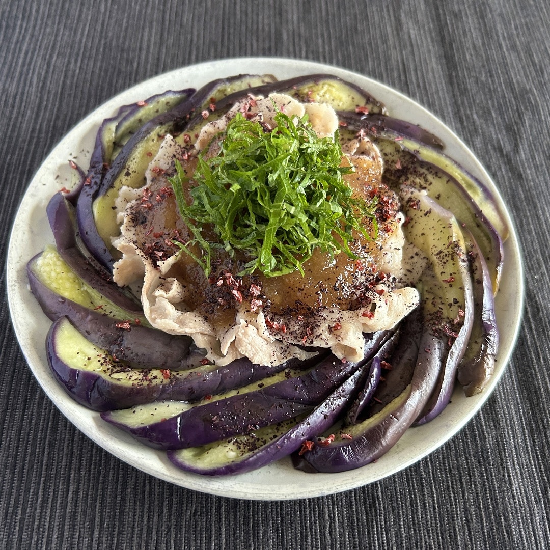 【京都山科】なすの梅しそおろし冷しゃぶ｜あしたのキッチンカウンター