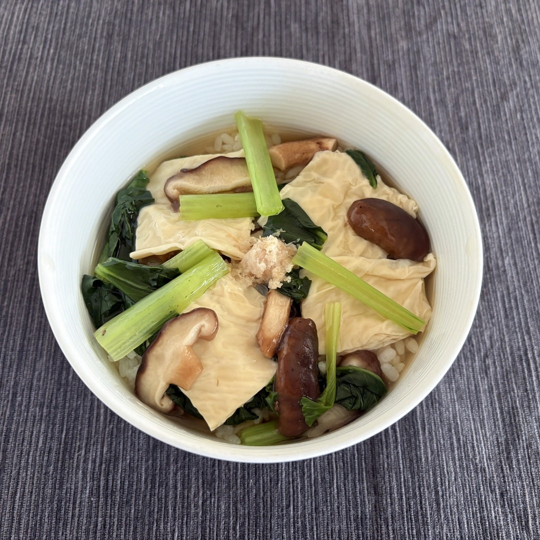 【京都山科】秋野菜と湯葉のあんかけ丼｜あしたのキッチンカウンター