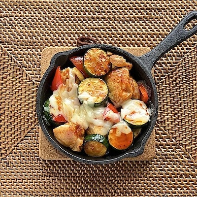 【京都山科】夏野菜のチーズタッカルビ｜季節野菜のレシピ