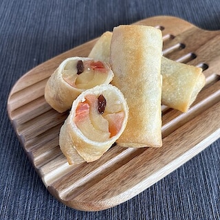 【京都山科】りんごとナッツの春巻き｜季節野菜のレシピ