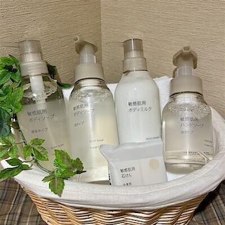 【無印良品500ビーンズ中山】スタッフのおすすめ～毎日心地よく使える敏感肌用ボディケア