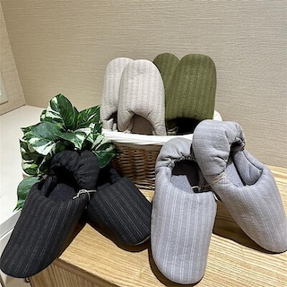【無印良品500ビーンズ中山】　スタッフのおすすめ～フランネルかかとにフィットするルームシューズ