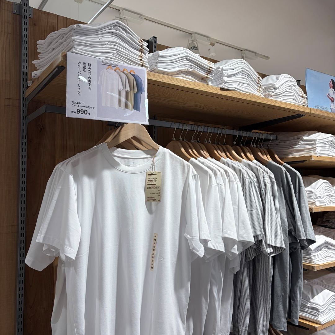 天竺編みクルーネック半袖Ｔシャツ