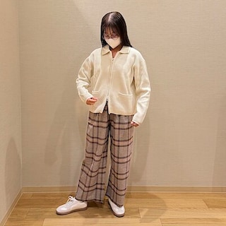 【リヴィン田無】肌寒い季節に合わせた起毛素材のフランネルルームロングパンツ