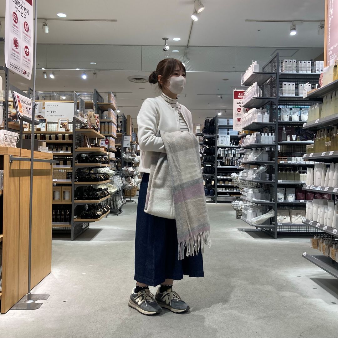 【イオンスタイル河辺】　冬のコーディネート紹介　身長154㎝