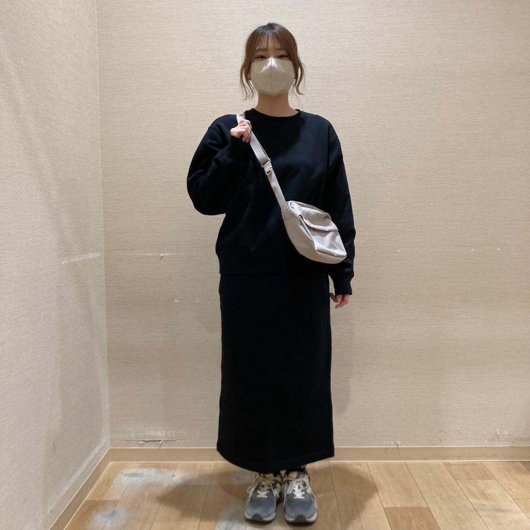 春のスウェットコーディネート