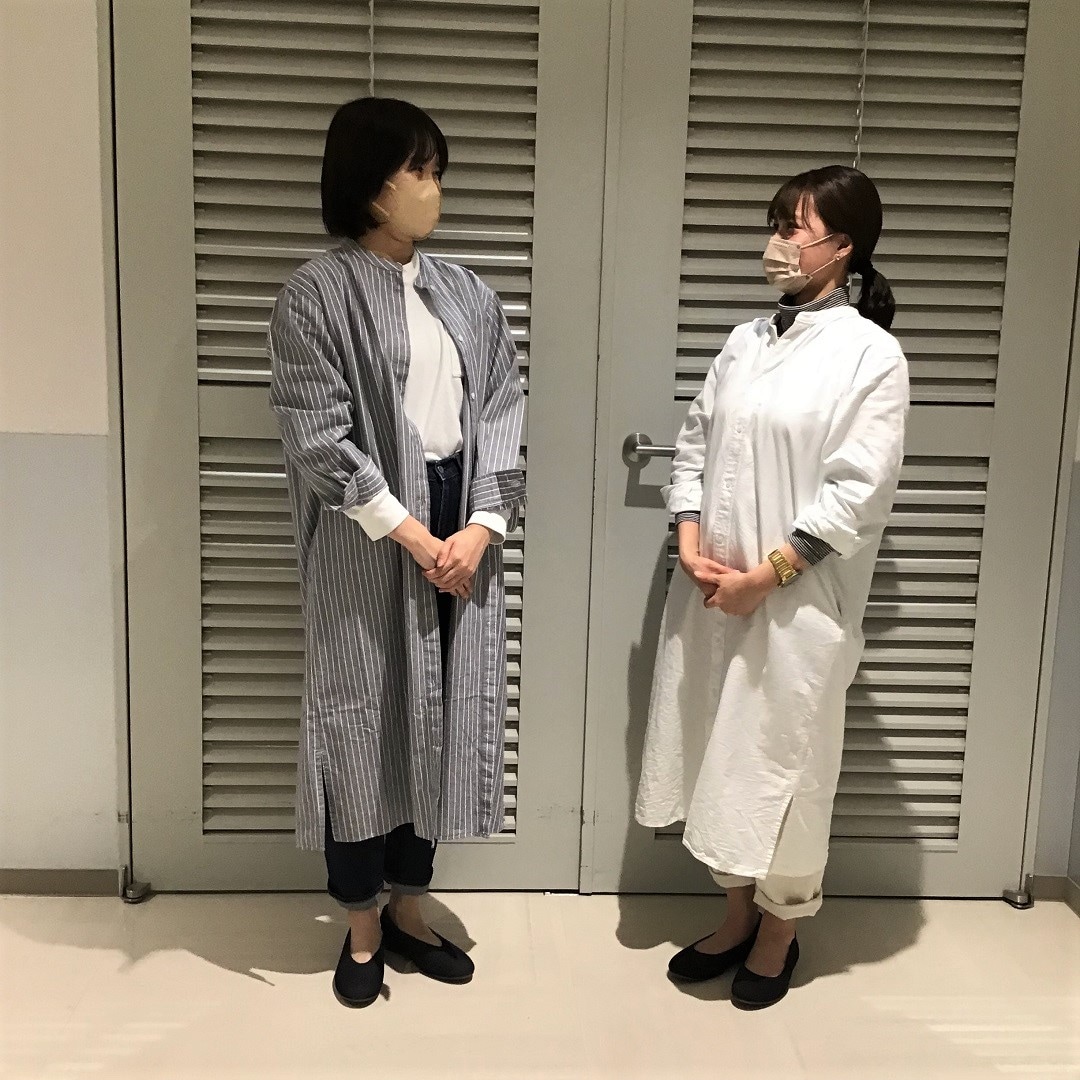 NEWoManYOKOHAMA】スタッフおすすめ 洗いざらしオックススタンドカラー