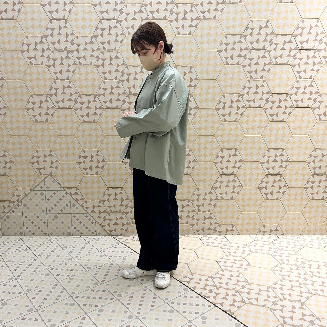 MUJILABO 撥水高密度織りスタンドカラージャケット　男女兼用　L-XL 無印良品 このAラインジャケットは本気でオススメ◎残りわずか