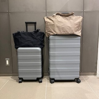 【イオンモール草津】再生ナイロン　たためるボストンバッグ