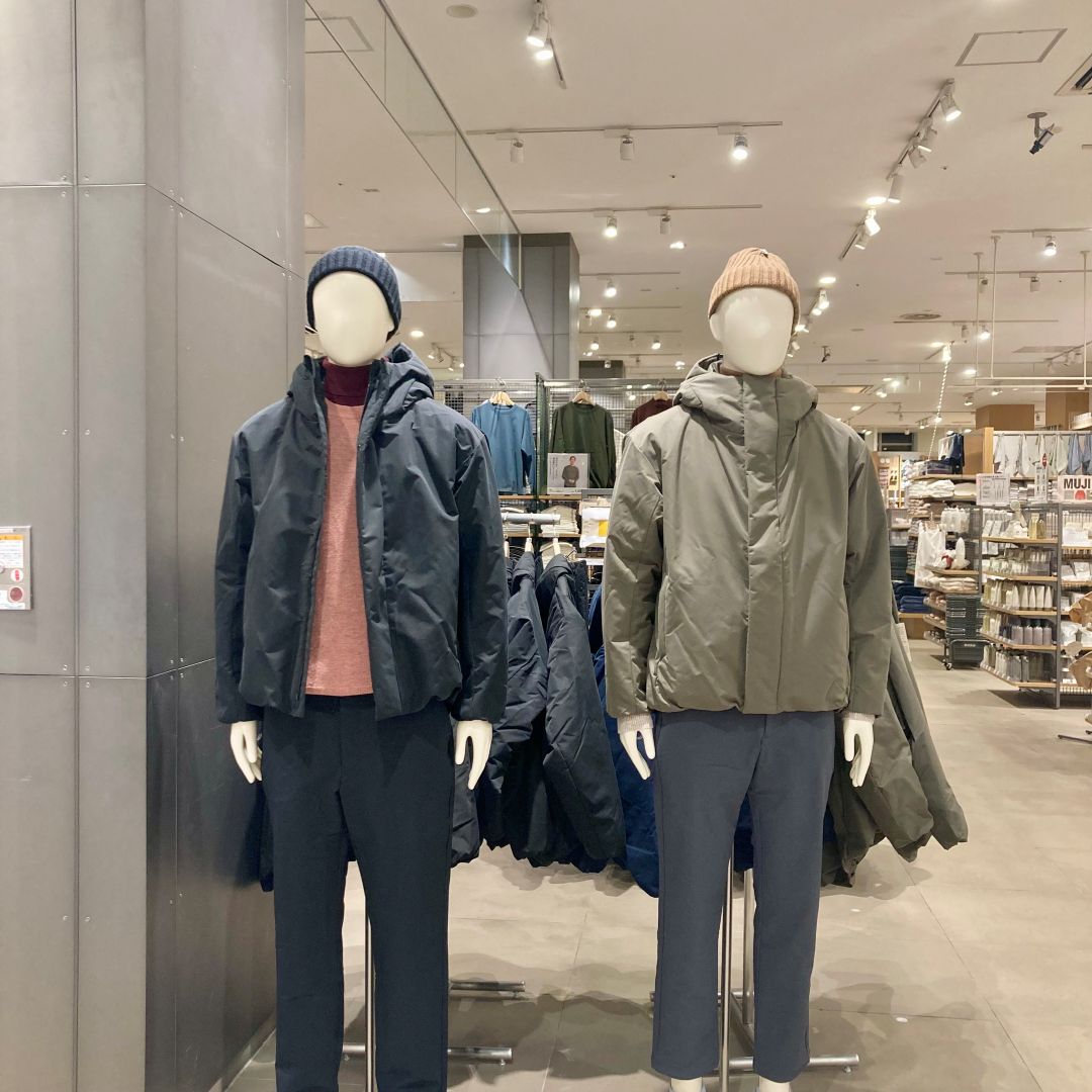 防風撥水中わたフードジャケット