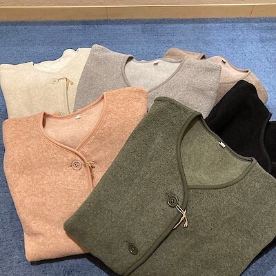 【イオンモール草津】　今年も出ました！フリースカーディガン