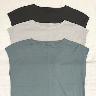 【ラスカ茅ヶ崎】毎日着たくなる、天竺編みフレンチスリーブTシャツ
