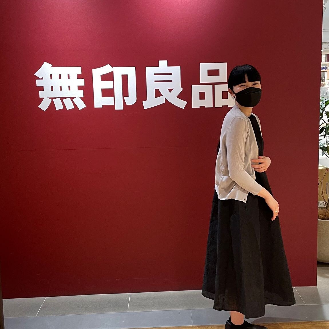 リネンノースリーブワンピース