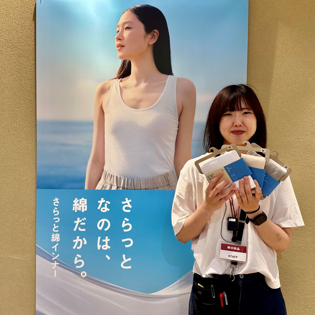 【アトレ川越】夏を快適に過ごす、さらっと綿インナー