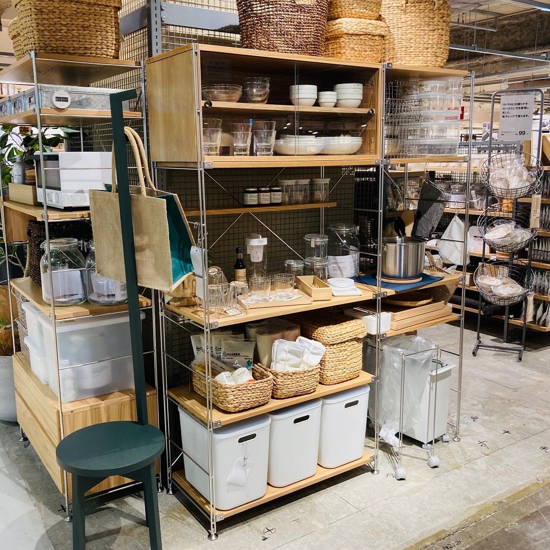 2枚扉レンジボード 無印良品 ムジルシ【トレファク 川越店】 【公式通販】