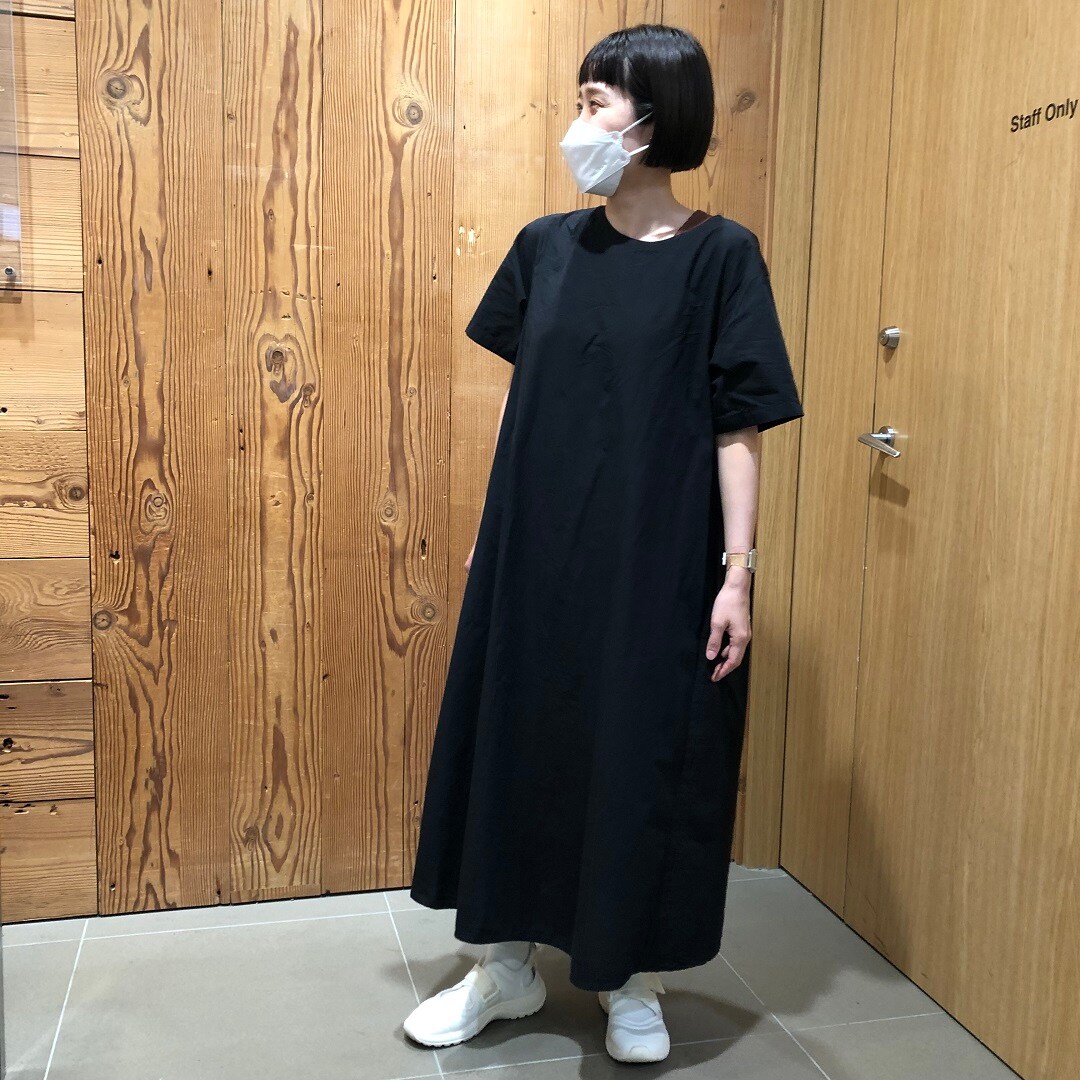 涼感半袖ワンピース