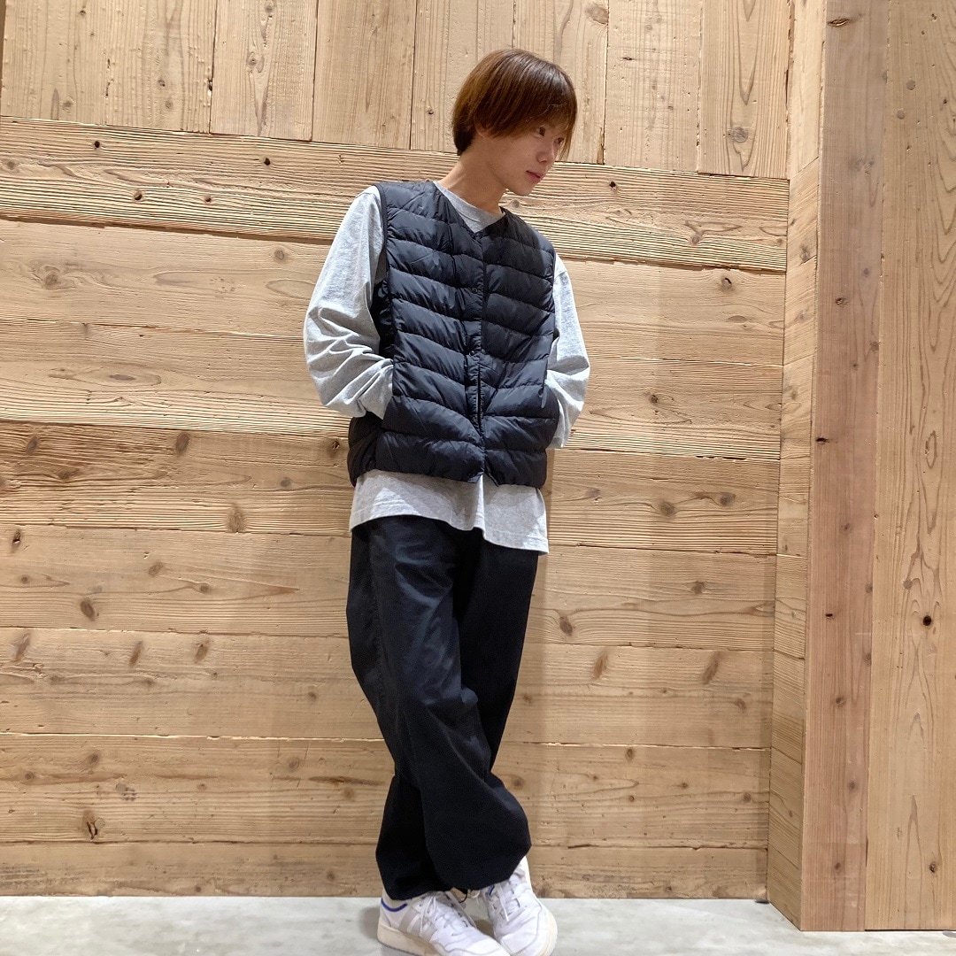 【イオンモール鈴鹿】さっと羽織れる｜軽量ダウンポケッタブルノーカラーベスト