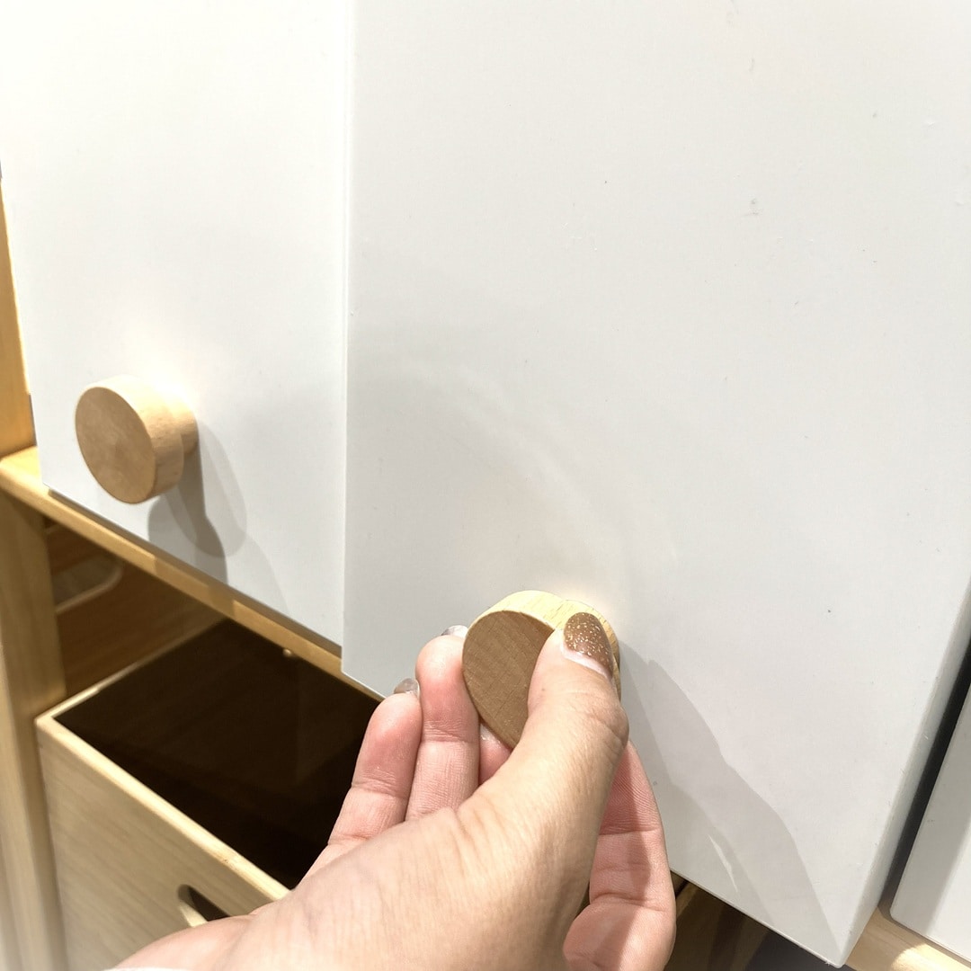 【イオンモール鈴鹿】引き出しやすくなる　つまみ　丸型　ファイルボックス用