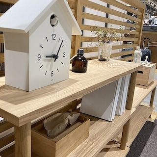 【イオンモール鈴鹿】手軽に組み立てられる木製シェルフ