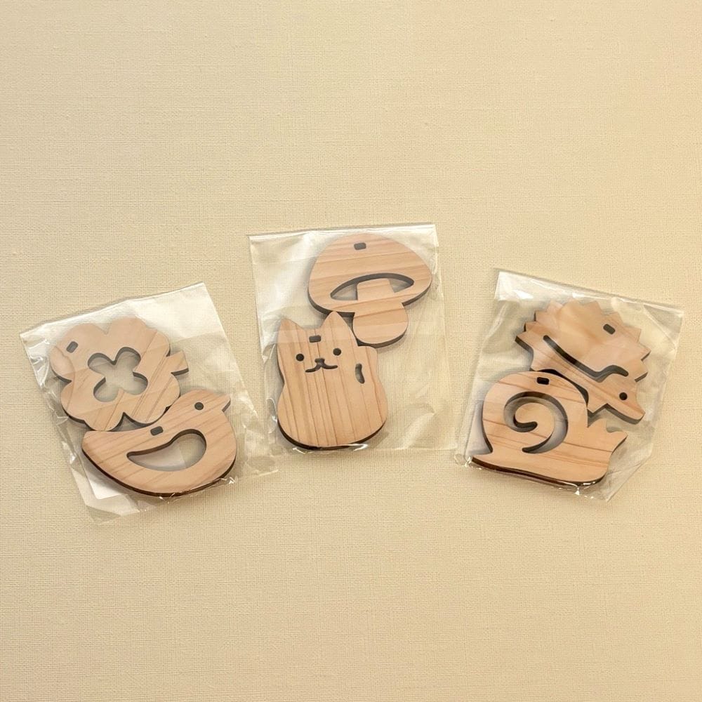 木製オーナメントめいん