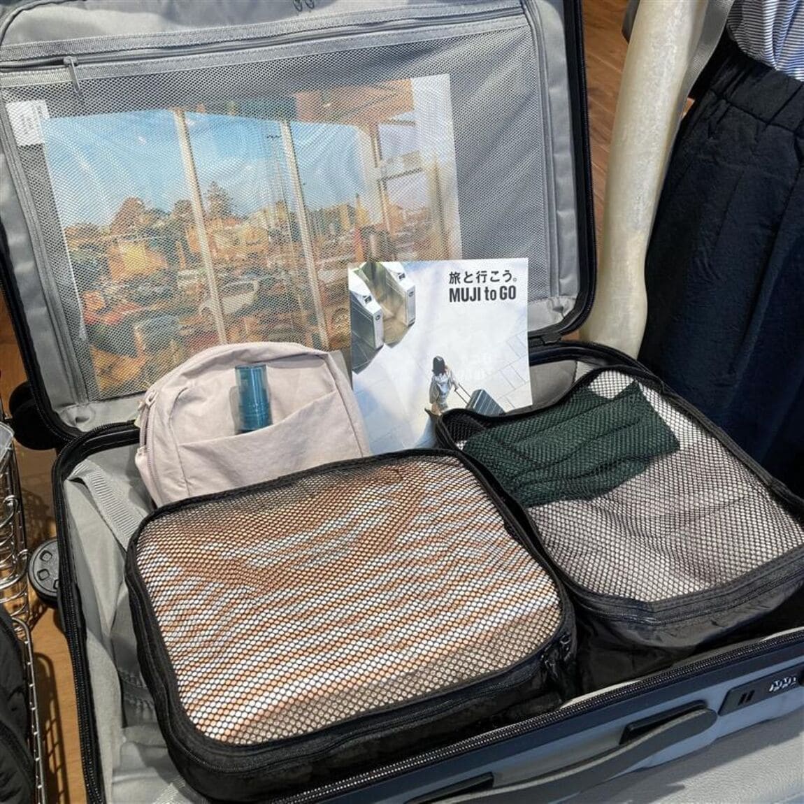 【ホテルメトロポリタン鎌倉】【旅行】旅の荷物をすっきり整理。たためる仕分けケースのご紹介