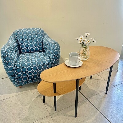 【IDÉE 自由が丘】 MINI MILLER ARM CHAIR オーダーファブリック のご紹介